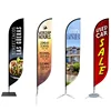 Factory cheap price custom feather flags with pole Direct