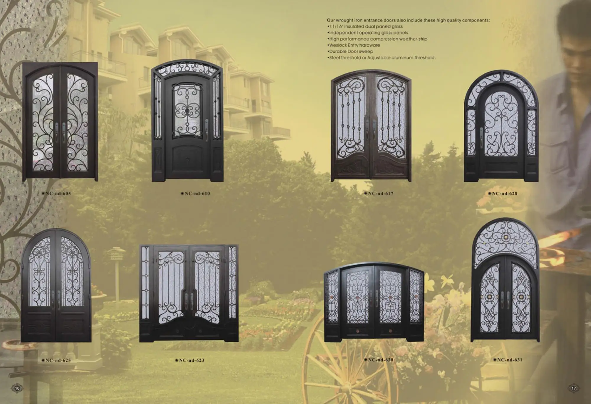 Black Metal Cast Wrought Iron Fireplace Safety Front French Doors