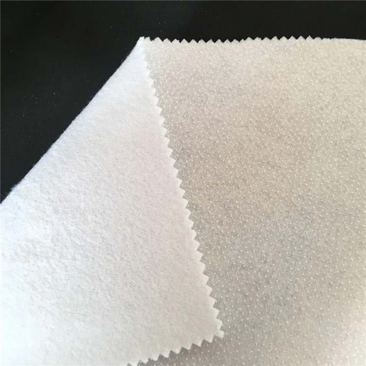 Thermo Bond Interlining Needle Punched Nonwoven Batting Fusible Pes Dotglue Non Woven Wadding