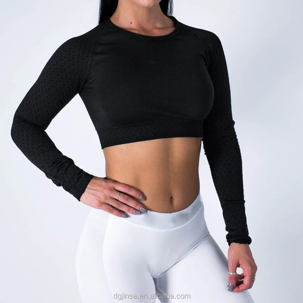 long sleeve seamless top