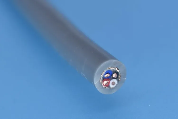 Flexible 4 cores shielding robot cable hybrid cable chain cable - ANKUX.COM
