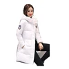 fashion 2018 autumn Winter women fur collar Long hoodie Down Jacket Plus Size Long Hooded Duck Down thick Parkas