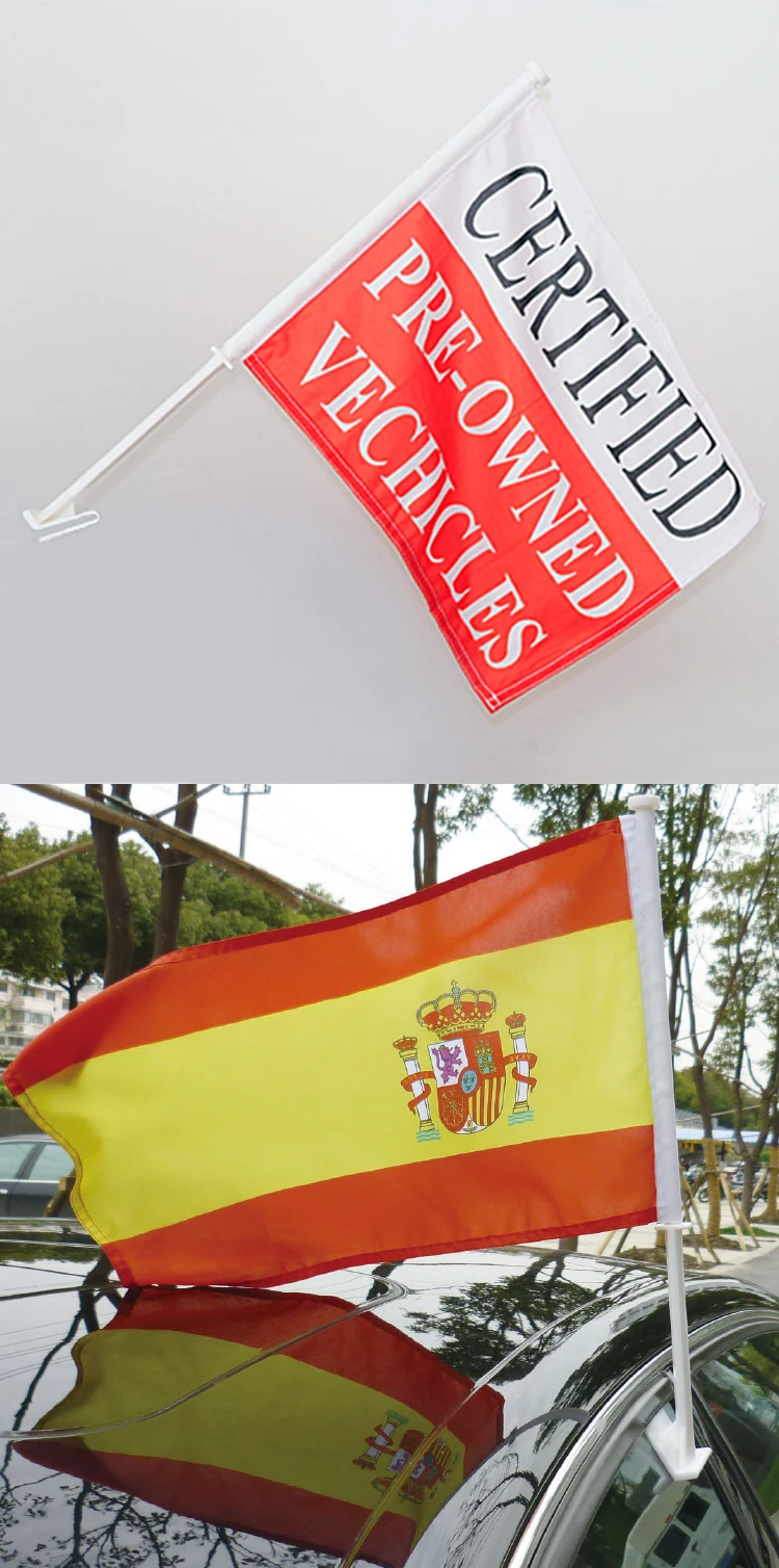 Car Flag 12 X18 Inch Knitted Polyester 110g Excellent Quality Buy