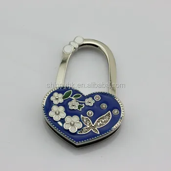 Folding Foldable Lady Handbag Table Desk Hanger Hook Purse Folding Foldable Lady Handbag Table Desk Hanger Hook Purse Holder Great Gift