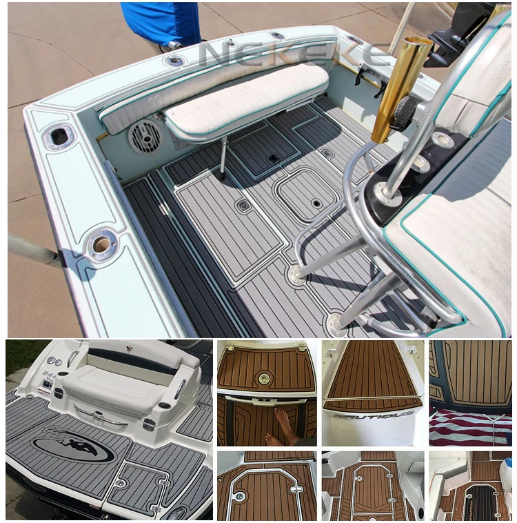 2017 HOT selling high quality blue with white Oblique cut stripe of deck grip pad