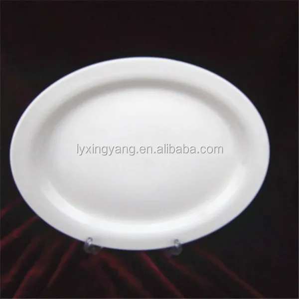 White Ceramic Fish Shaped Plates,Antique Fish Plates,Oval Shaped White