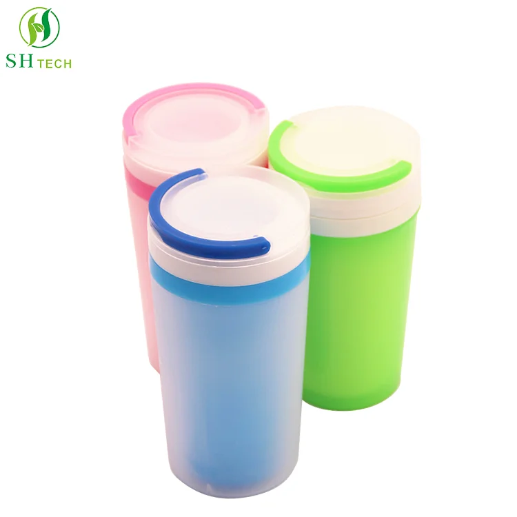 360ml yoga portable leak-proof bottle sports water cup travel mug with handle