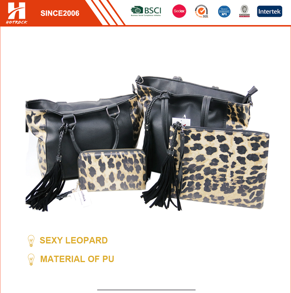 Animal Prints PU leather bags Set for women 1.gif