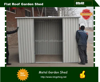 Garden Storage Shed/flat Roof Garden Shed/used Storage Sheds Sale 