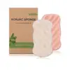 All Natural Fiber & Extra Soft Baby Bath Konjac Sponge Perfectly Gentle for Newborn, Baby, and Children