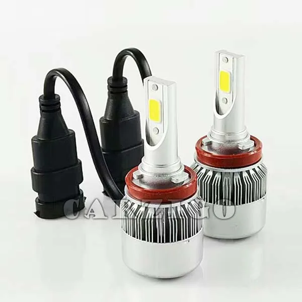 Kit lumi/ères LED C6/ H7/ 3800LM 36/ W 6000/ K blanc froid voiture moto