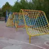 Amusement equipment for children with climbing network