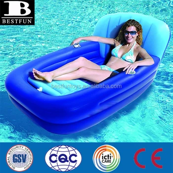 Heavy Duty Vinyl Construction Solstice Cooler Couch Inflatable