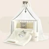 Crowned love my angle baby three-dimensional lovely embroidery cotton luxury baby bedding sets