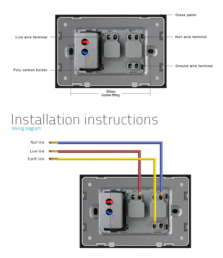 Livolo touch control switch схема