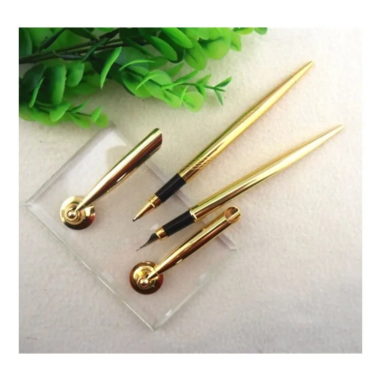 High Quality Gold Table Pen,Metal Desk Pen For Bank Buy Table Pen