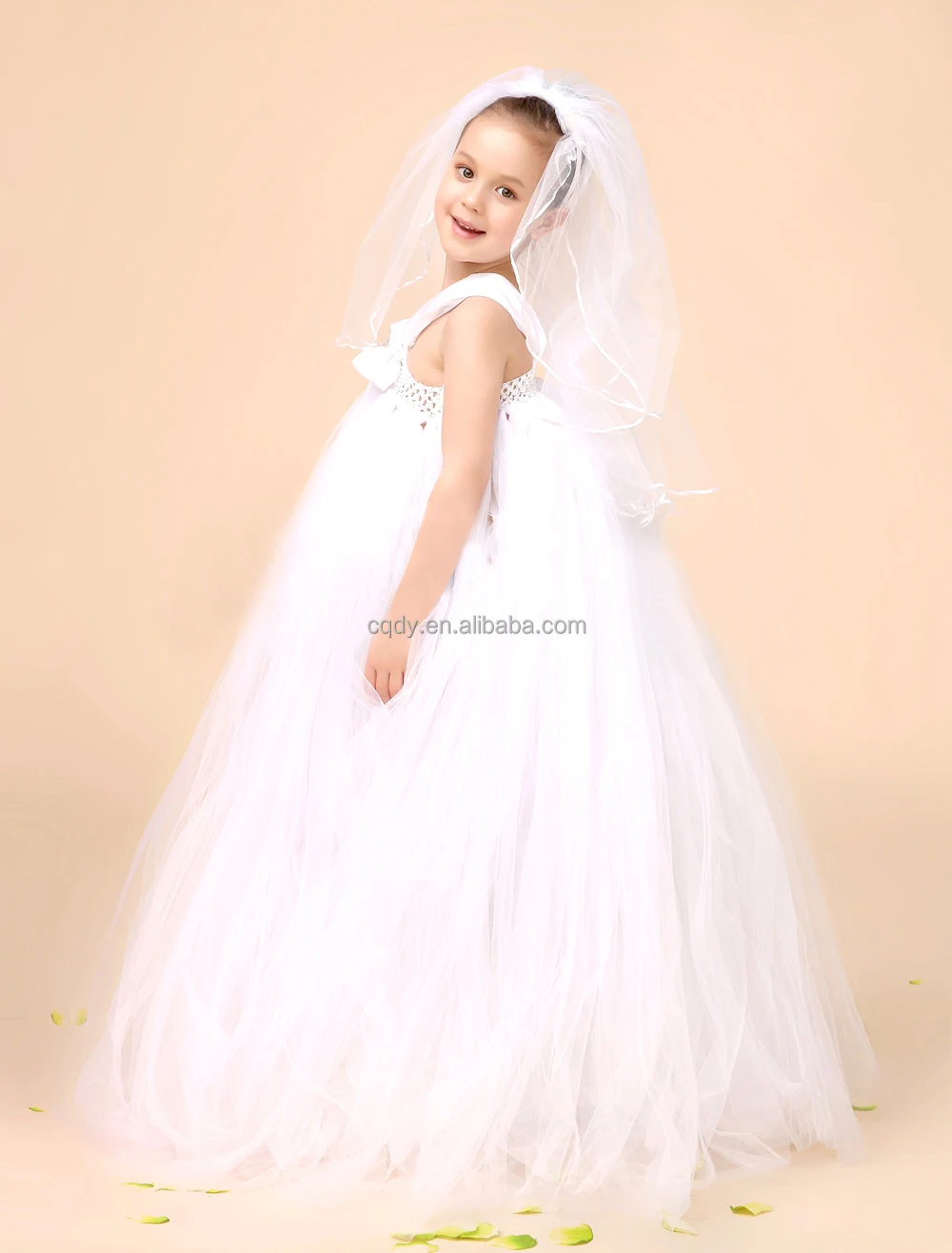Fashion Mesh Sleeveless Baby Girl Tutu Dress Fancy Dresses For