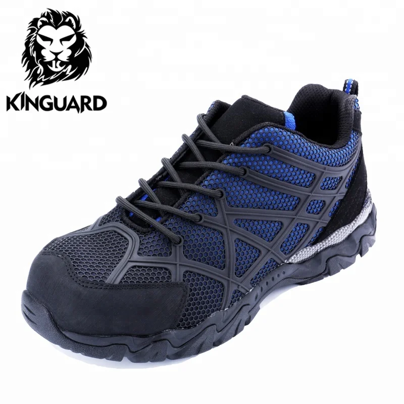 Sports Shock Resistant Md Rubber Outsole Composite Toe Breathable
