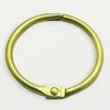 Loose leaf R shape pull open presentation used book binding rings without screw
