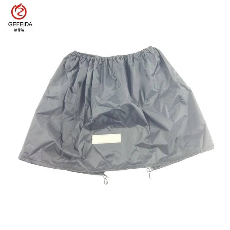 High Quality Pu/pvc Coating Waterproof Bicycle Basket Cover/rain Cover