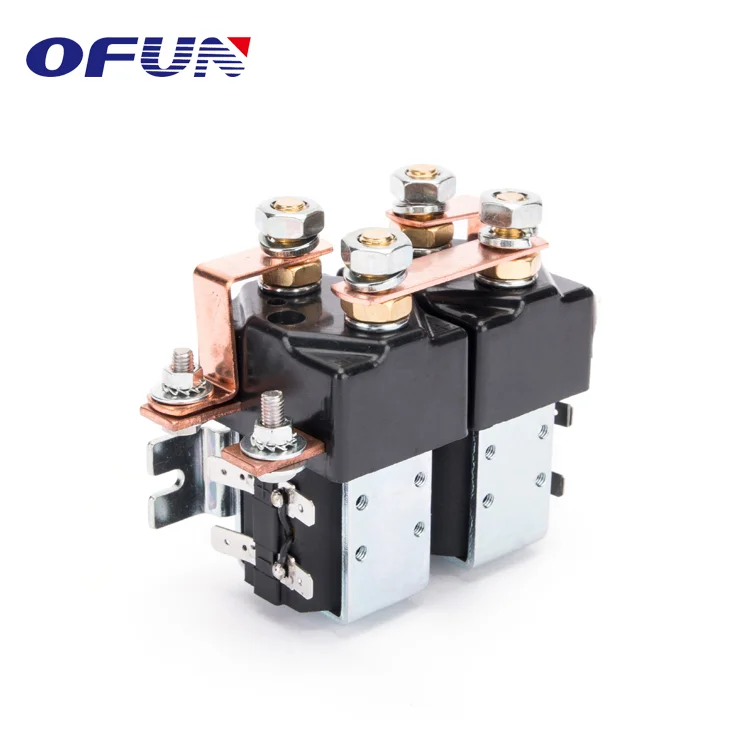 OFUN FCC CCC Approve Electric Motor 12v 200a Battery Dc Contactor