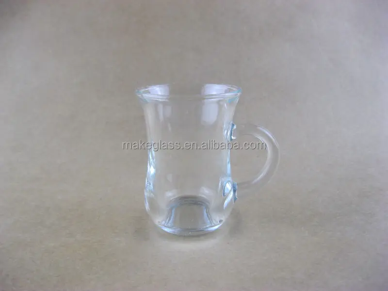 Mini Drinking Glass Cup With Handle,Drinking Glass Cup 100ml,Glassware