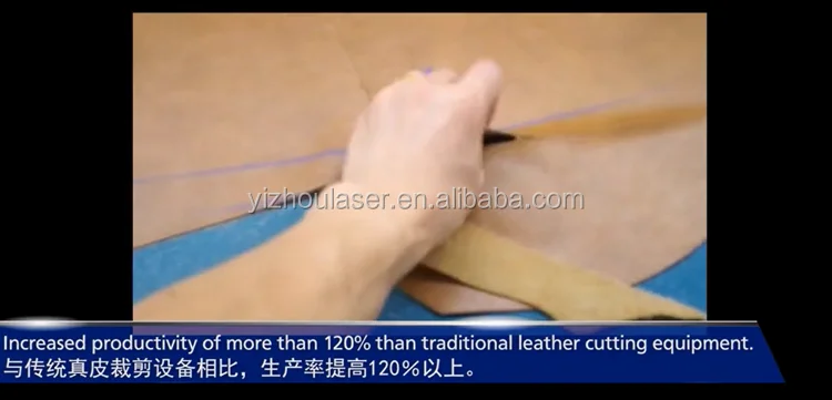 Automatic genuine leather cutting machine for flow line solutions for leather sofa