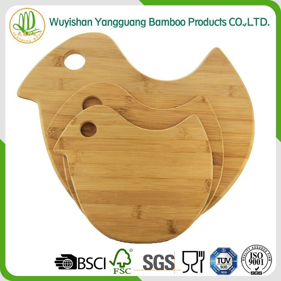 Bamboo Cutting Board Chicken Shape Buy Cutting Board,Animal Shaped