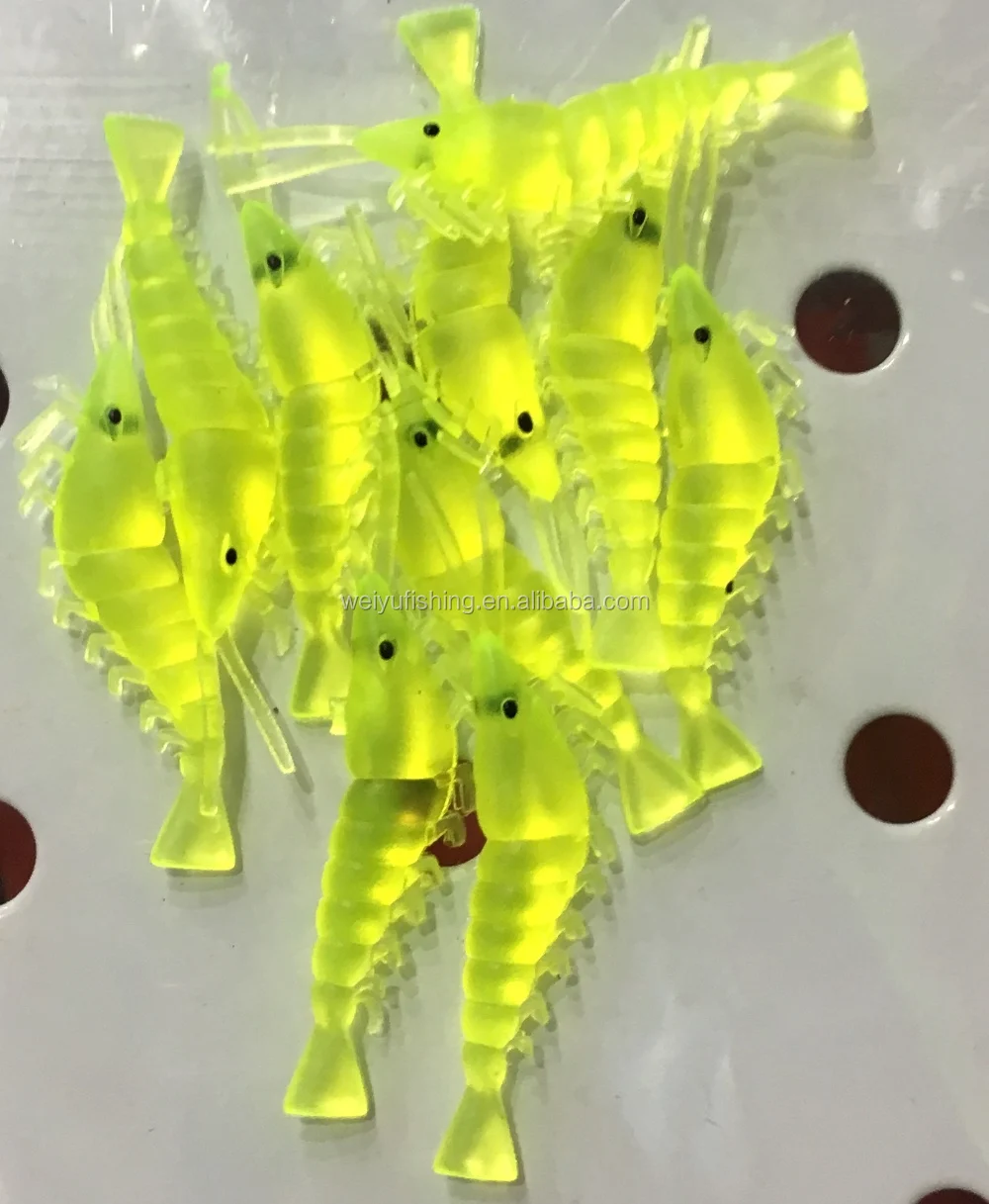 Wholesale Beautiful Soft Lure Shrimp Soft Plastic Lure,Fishing Lures