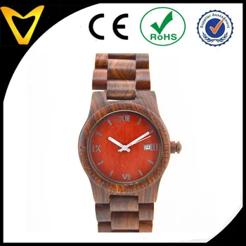 Accept Custom Made Order Cool Red Rosewood Watches For Teenagers - Buy