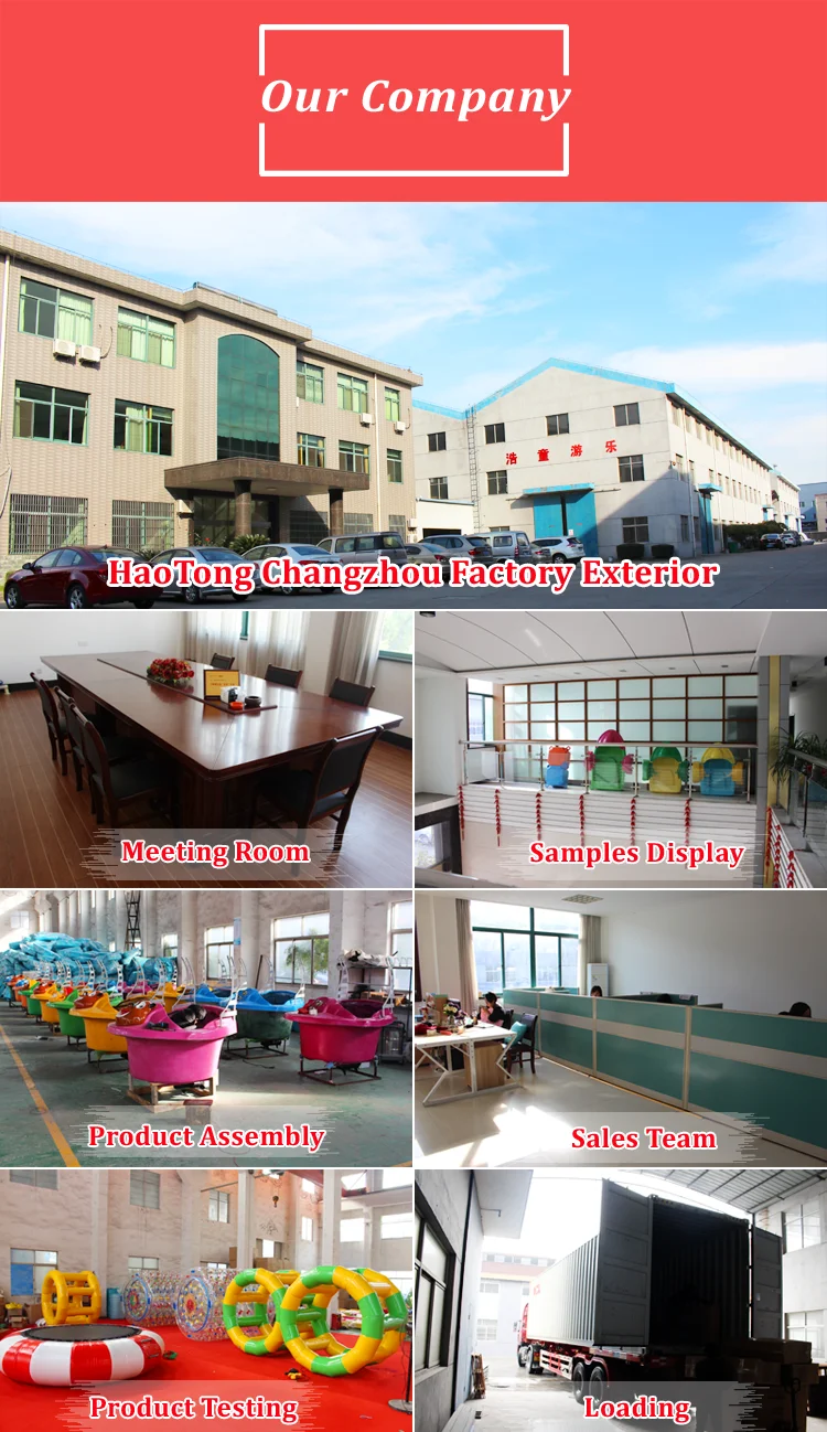 Haotong cheap plastic small hand pedal boat kids mini hand paddle boats