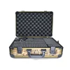 Camouflage Aluminum Shell Camera Hard Case With Extra Padding Foam