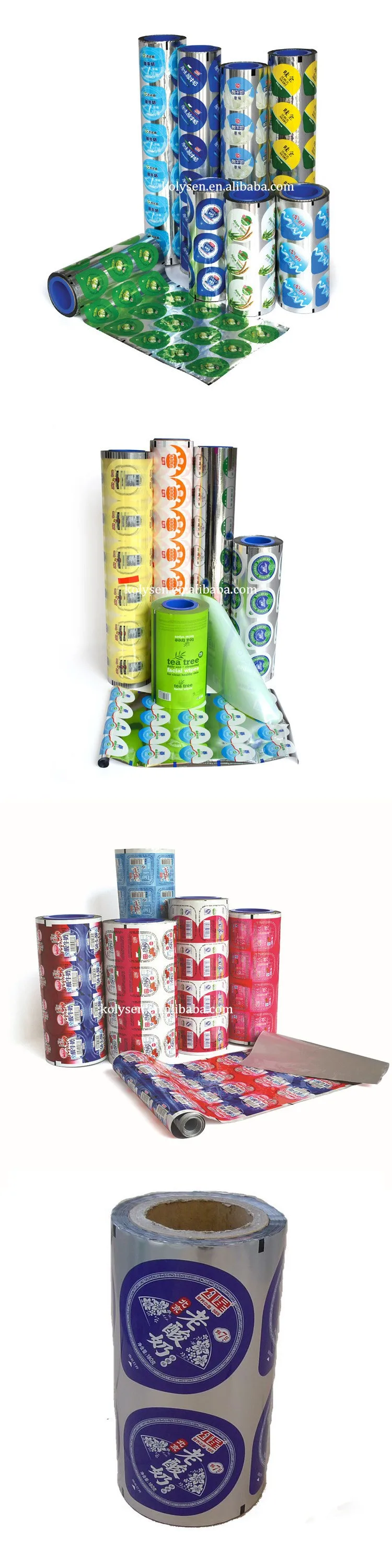 PP Cup AL Foil Lid for Yogurt Cover Seal & Closure Printed Soft