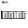 Factory supply black super wide aluminum driveway gate for villa, garden & courtyard guarding your home