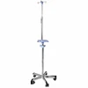 #304 Stainless Steel & ABS I.V Stand / Pole With Infusion Pump Holder