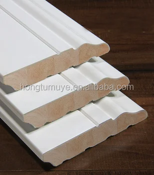 Hotsale Eco Friendly White Primed Kitchen Cabinet Skirting Board