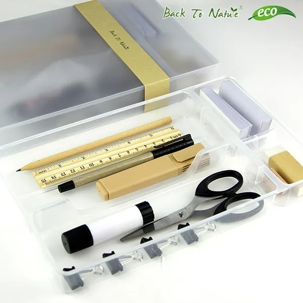 Nature & Recycled Plastic Office Set Custom Stationery Boxes Buy