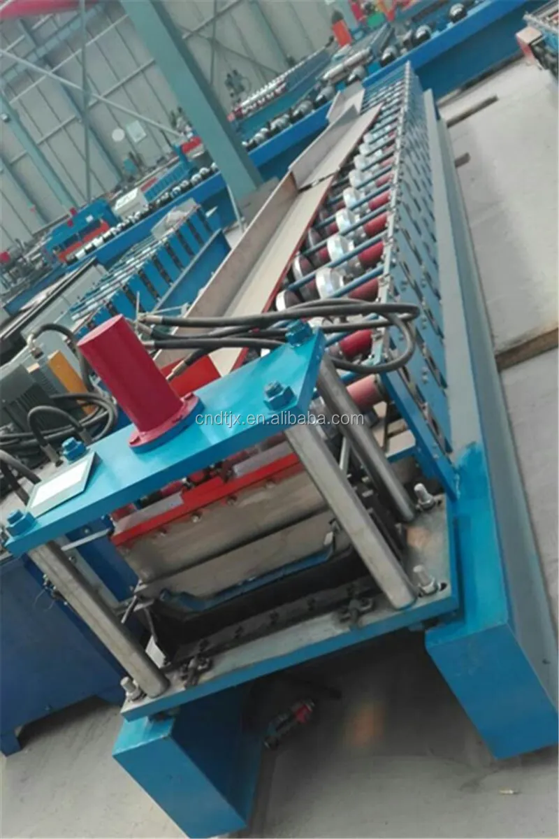 Steel Concrete Flooring Deck Roofing Panel Cold Roll Forming Machine
