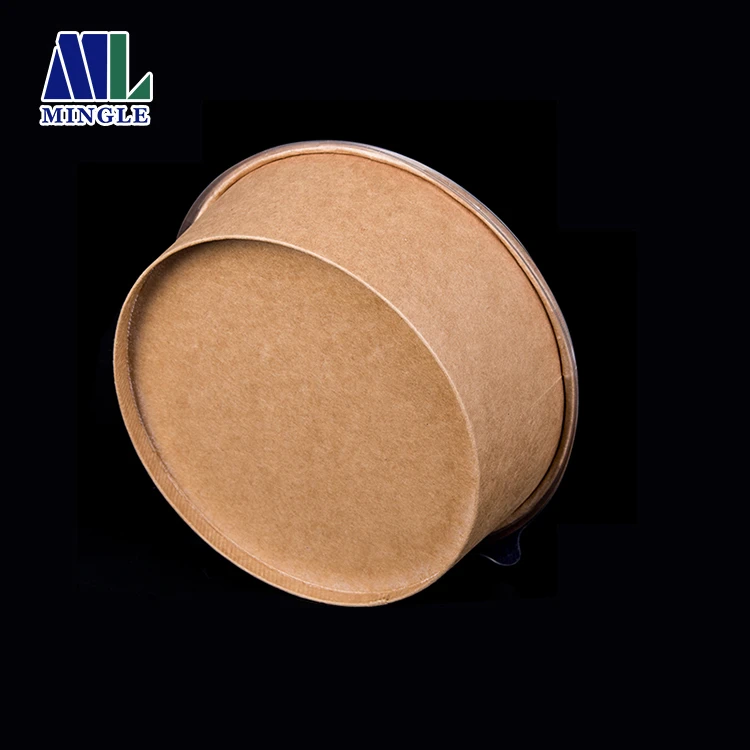 
Takeaway Biodegradable Food Salad Bowl Paper Bowl Disposable 