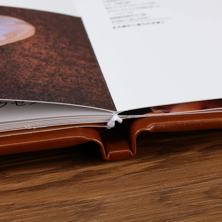 Wedding Album Leather Cover Whiteboard Paper Print Photo Book Binding