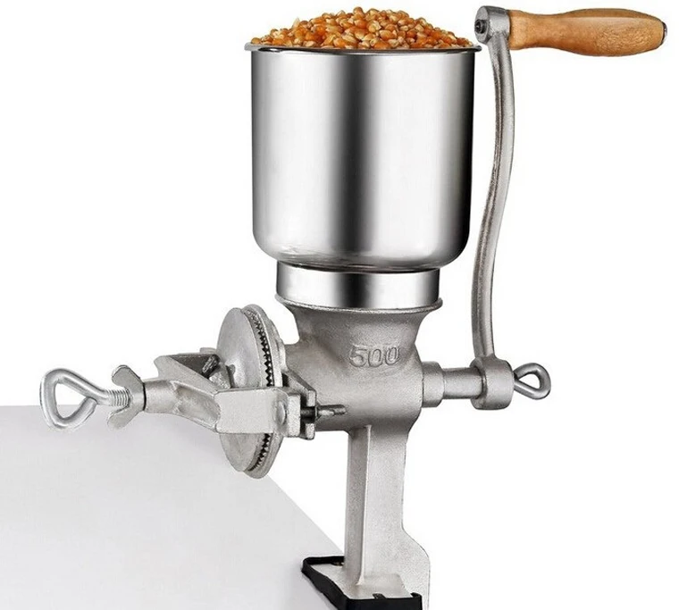 molinillo de cereales manual molinillo de cocina instalación de escritorio Molinillo de café manual mecanismo ajustable molinillo de nueces 43 x 28 x 16 cm 