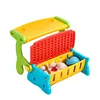 Plastic Kids Cabinets Toy Organizer Deformation Baby Table Chair Toy Storage