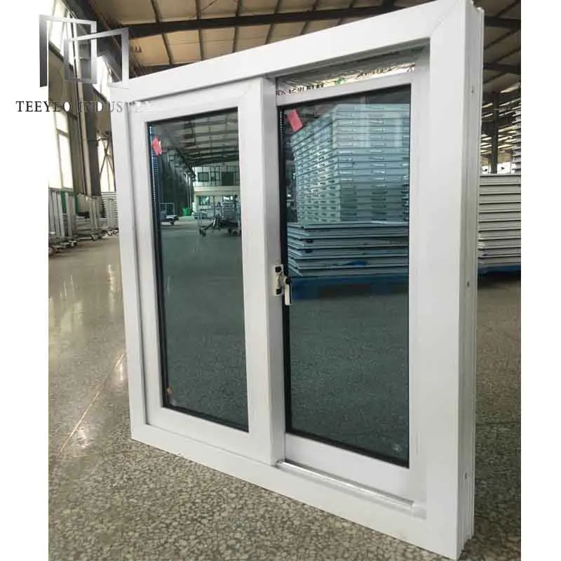 Teeyeo הוריקן הוכחת השפעה חלון pvc הזזה windows משרד זכוכית הזזה windows