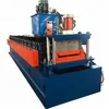 Steel / aluminium joint-hidden roof panel roll forming machine wirh No. 45 forged steel rollers