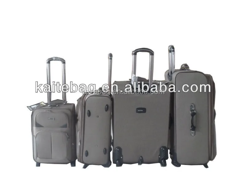 
2015 Aluminum telescopic suitcase handles 4 spinner wheels uptight 3 pcs trolley luggage set 