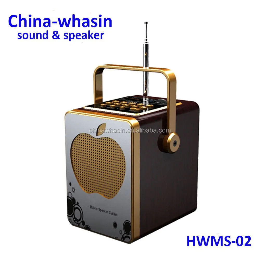 MINI home speaker with USB, SD,Fashionable Design Portable mini active speaker with FM
