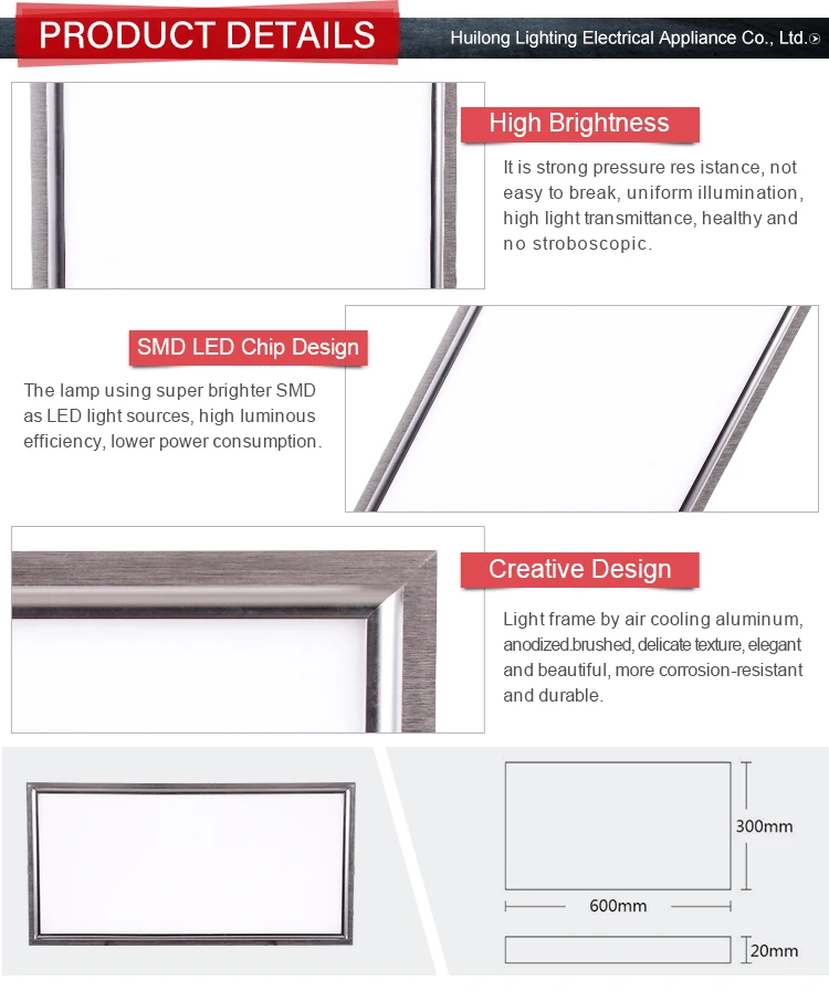 Led panel light recessed surface mounted price