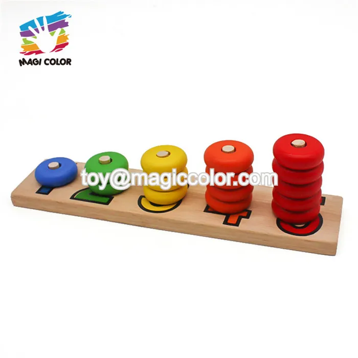 Wholesale 14 Pcs Teach Aid Combination Wooden Montessori Materials For