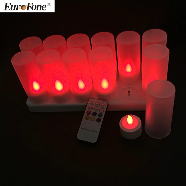 Hot Sale Multicolor Led Candles For Religious Activities Color Changed