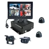 4CH HD Bus CCTV Cameras System with GPS 3G,WIFI, RFID Port, RS232, RJ45